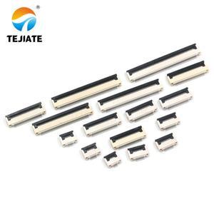 10PCS FFC/FPC 커넥터 플랫 케이블 소켓 0.5MM 어댑터 4/5/6/8/9/10/12/14/16/18/20/22P 다운 플립  플매트