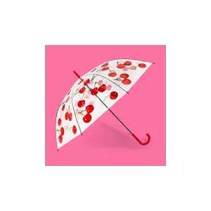 [위글위글] 안전한 비닐 투명우산 - Sugar Candy Cherry 498746