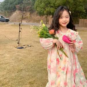 멜로 파스텔 플라워 원피스 R5283