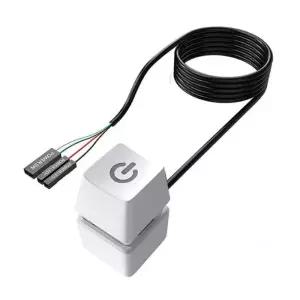 [룽스_65]PC 버튼 스위치 전원스위치 화이트(T-N936W)