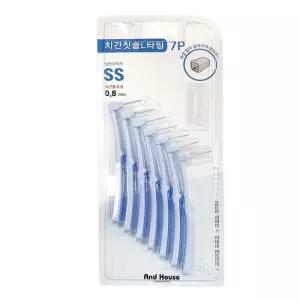 [룽스_65]덴탈 치간칫솔 L형 7P 치실 SS