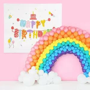 [룽스_65]대형 패브릭 생일파티용품 포스터 가랜드