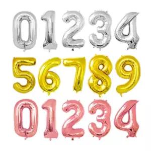 [룽스_65]기념일 숫자 풍선 생일파티풍선 100일 40cm