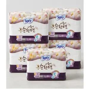[쏘피] 쏘피 내몸에순한면 바디피트생리대 생리대 슈퍼롱 10p X 3+2 총5팩