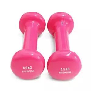[룽스_65]아령 kg 핑크 덤벨 근력 운동 1kg (0.5 X2)