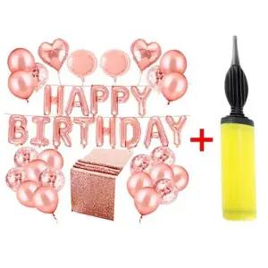 [BZ51KKNK_65]hgwr 생일풍선 셋트 + 손 풍선 펌프1개