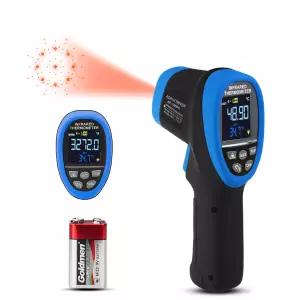 58~3272°F 고온 열계 적외선 가마 LCD 컬러 스크린/최대/최소 알람/플래시라이트 HVAC용 비접촉 온도계 IR