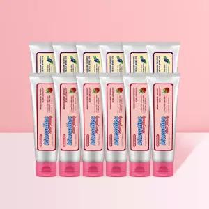 [6+6] 몽디에스 베이비/키즈 저불소 치약 (블루베리+라즈베리) 6EA set