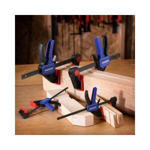4개입 WORKPRO 바 클램프 세트 목공 작업용 F 클립 4인치 DIY 수공구