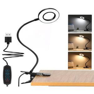 360 ° 유연한 48 LED 책상 램프 클립 구즈넥 독서 테이블 조명 눈을 돌보는 USB 야간 연구 읽기 등