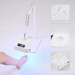 LED 고출력 발 Uv 경화 라이트 네일 뷰티 램프 충전식 젤 페인트 건조 풋 스위치 플로어