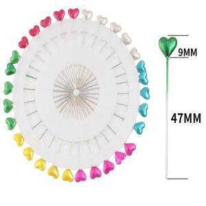 DIY 컬러 진주 광택 바늘 포지셔닝 큰 크기 47mm 부케 장식 30 개/플레이트