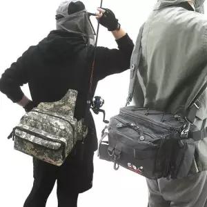 [무료배송] 피쉬 루어가방 블랙 밀리터리 낚시 가방
