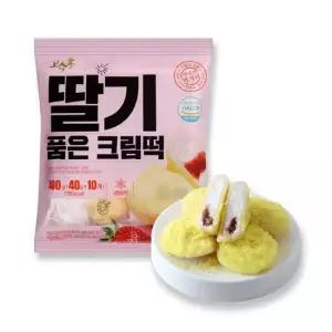 고수록 딸기 품은 크림찹쌀떡 40gX10개입X2봉