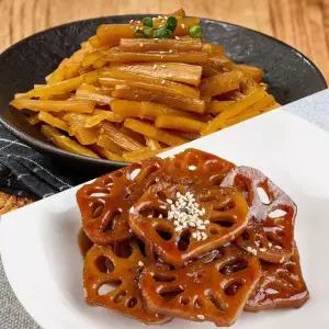 단짠 아삭 김밥우엉(우엉조림)1kg+연근조림1kg