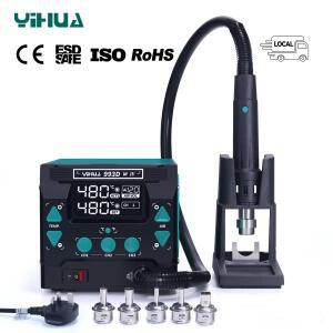YIHUA-빠른 납땜 제거 핫 에어건 납땜 스테이션, 993DM-II, 1000W, PCB 칩 수리용 지능형 BGA 재작업 스테