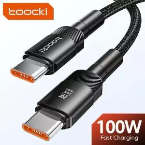 [호환] Toocki 100W C타입-USB C 케이블, PD 3.0 고속 충전 4.0,  15