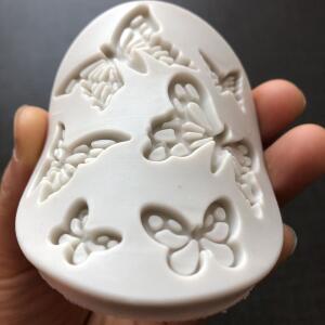 나비 퐁당 실리콘 Sugarcraft 웨딩 케이크 장식 도구 베이킹을위한 수지 초콜릿 금형