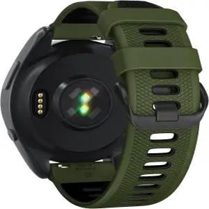 가민 포러너 255/바이보액티브 4/베누 2 22mm 퀵 릴리스 실리콘 교체 밴드용 U-LIMVE 시계