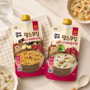 남양 맘스쿠킹 아기밥 15개월 혼합 10개 (라따뚜이 5개 + 배추전골 5개)
