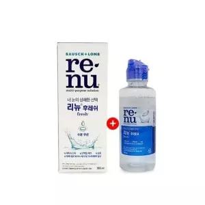 고품질 리뉴 후레쉬 355ml + 120ml 세트 렌즈세척액 (W7381F6)