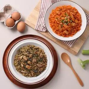 [두찜] 닭가슴살 곤드레나물밥/묵은지볶음밥 460g(230g x 2봉) 2팩 선택