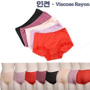 인견 여성 여자 레이스 팬티 천연소재 90~105까지(1117)