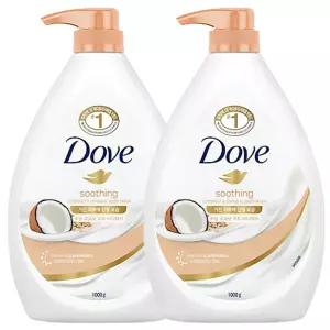 도브 수딩 코코넛 오트 바디워시 1000ml 2개