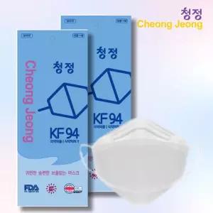 (국산 100매)청정 가볍고 숨편한 KF94 (10매입x10팩) 귀편한 보풀없는 저자극 마스크