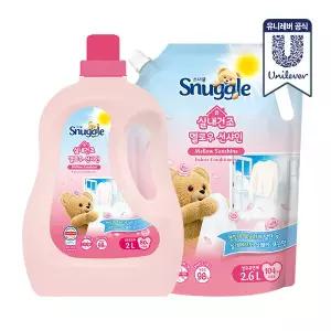스너글 햇빛건조향 섬유유연제 멜로우선샤인 2L + 2.6L