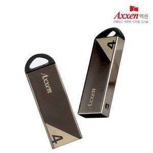 액센 U37 흑진주도금 USB 메모리 4GB