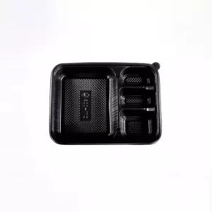 4칸 도시락용기 DW-003 돈가스 일회용 포장용기 200개
