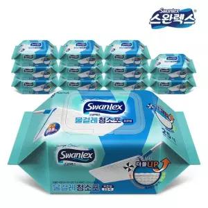 스완렉스 초고평량 150gsm 물걸레 청소포 표준형 캡형) 25매 x 12팩