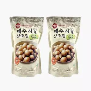정원 대용량 메추리알 장조림 1.7kg x 2봉 실온