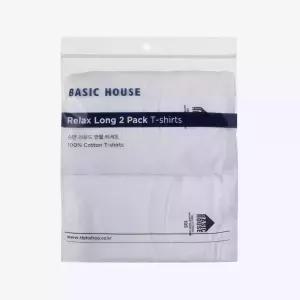(최초가:17,900원)베이직하우스 BH 롱기장 2PACK반팔티셔츠