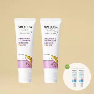 (무불소 치약 본품 증정) 저불소 벨레다 어린이 불소 600ppm 60g 2개