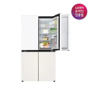 LG 디오스 오브제컬렉션 매직스페이스 T875MHE111 870L1등급 4도어 냉장고