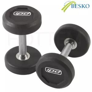 베스코 덤벨 10KG IPD 우레탄 헬스장 홈트 아령