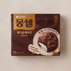 롯데 몽쉘 카카오 12입 408G