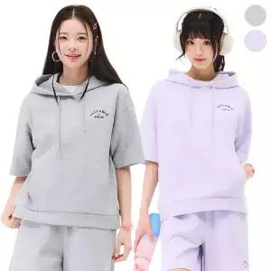 [체이스컬트] (WOMAN) SPOTIVE 그래픽 5부 후드 T-SHIRT/2Color