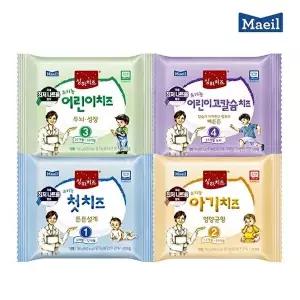 [매일유업]매일 상하 유기농 치즈 1-4단계 100매 모음딜