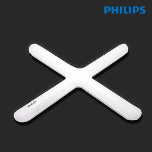 필립스 형광등 50W LED 십자등 주광색 플리커프리 슬림조명 사무실조명