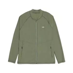 [내셔널지오그래픽]내셔널지오그래픽 N222WRG700 여성 베이직 스몰 로고 집업 래쉬가드 ARMY GREEN