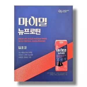 대상 마이밀 뉴프로틴 딥초코 190ml 16팩 1박스 /wb