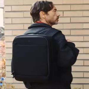 닥스 액세서리 26SS 블랙 로고장식 나일론 백팩 DBBA6E661BK