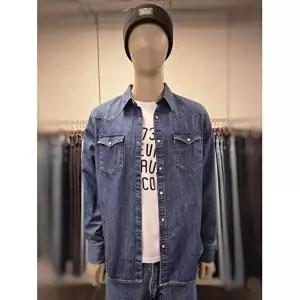 [셀러허브 1][리바이스] 남성 바스토우 웨스턴 데님 셔츠 85744-0041 중청 (42595013)