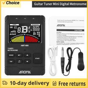 AROMA AMT-600 튜너  메트로놈 톤 발생기 충전식 2.5 인치 컬러 LCD 기타 전자