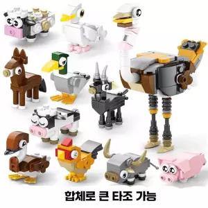 미니 블록 두뇌 공룡 쥬라기 빌딩 0개 퍼즐 지그소