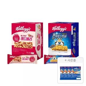 켈로그 에너지바 K 레드베리 420g(35g, 12입), 1개+콘푸로스트바 420g, 1개+증정(콘푸로스트 30g, 4개)