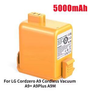 A9/P9/A9S 진공청소기용 5000mAh CordZero 배터리 EAC63382201/04 호환 LG A9 교체용